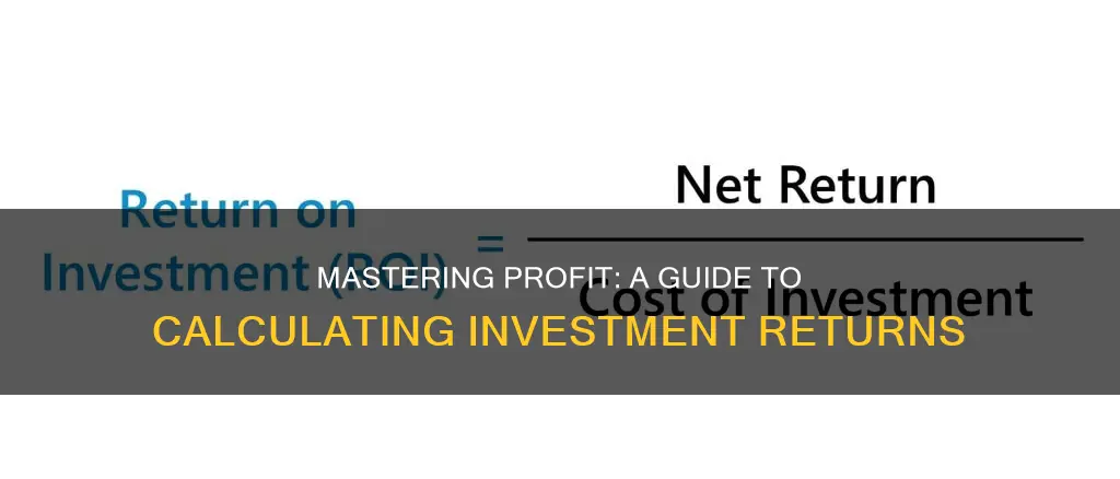 how to work out percentage profit on investment