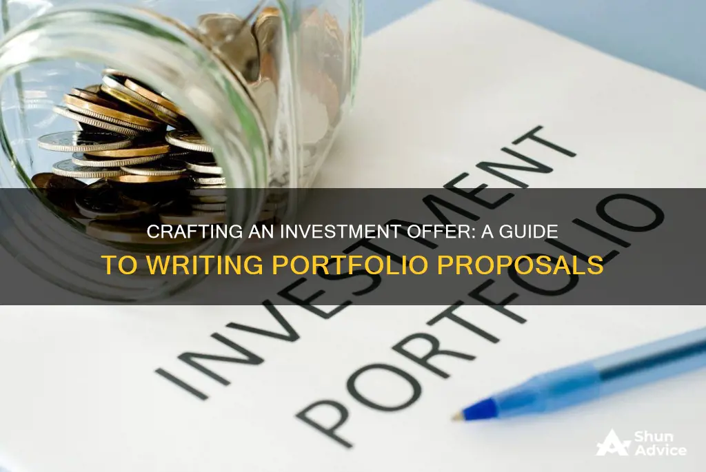 how to write an offer for a investment portfolio