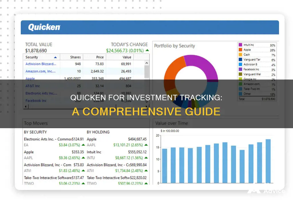 how track your investment using quicken