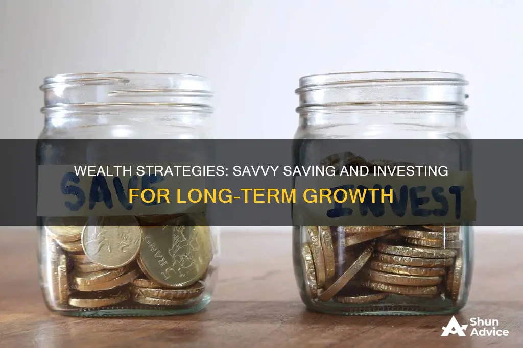 how will you save and invest to grow your wealtj