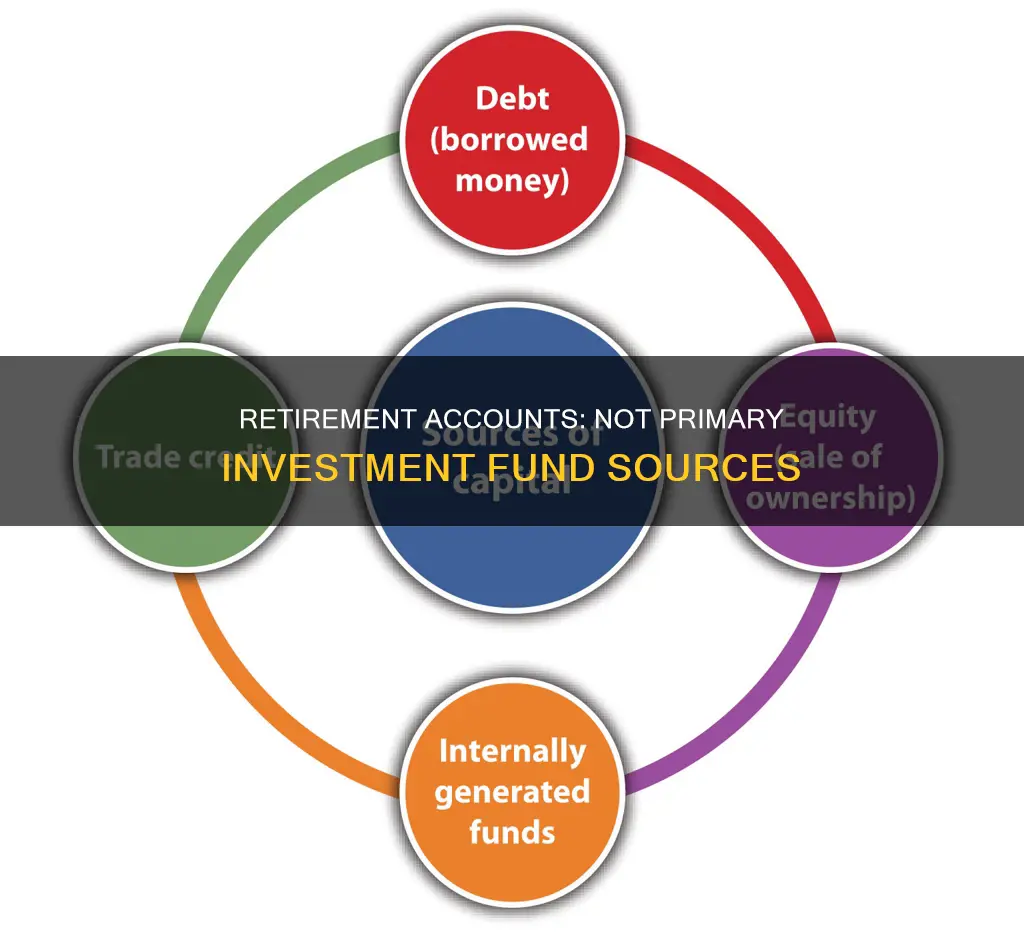 is a not a primary source of investment funds