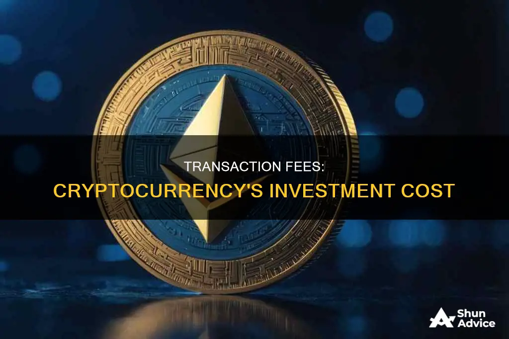 is a transction fee removed from investment in cryptocurrency