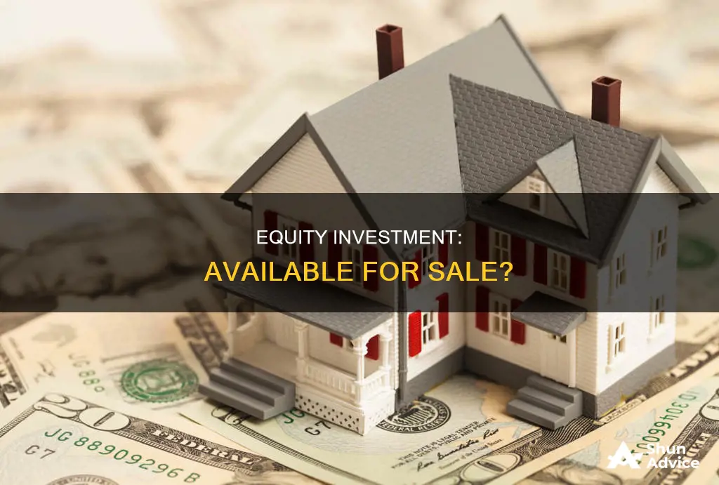 is an available for sale equity an investment