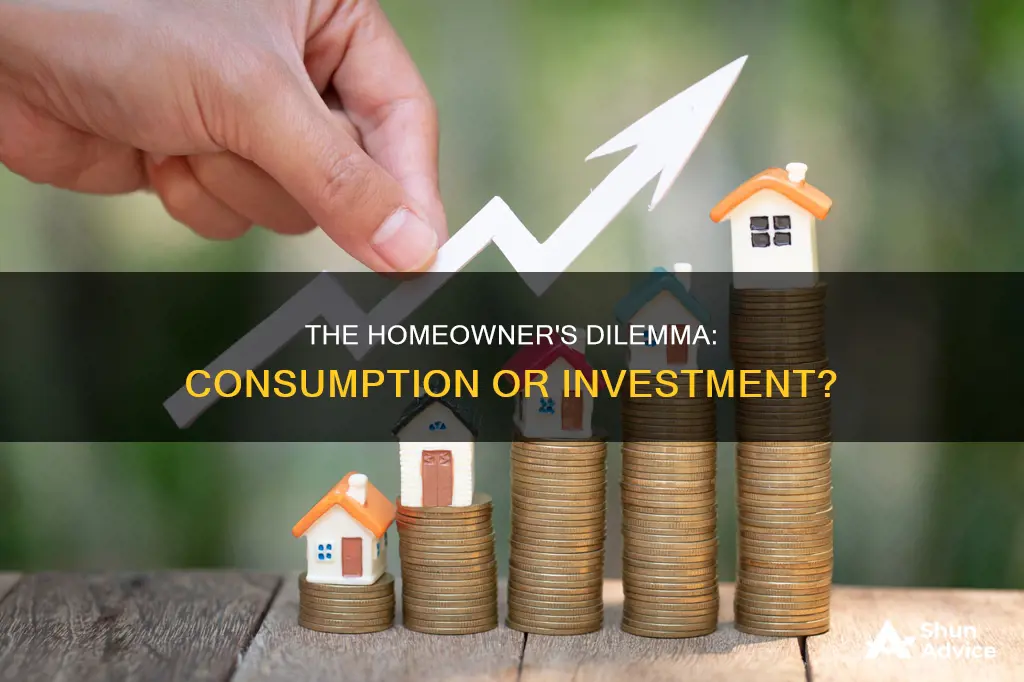 is buying a new house consumption or investment