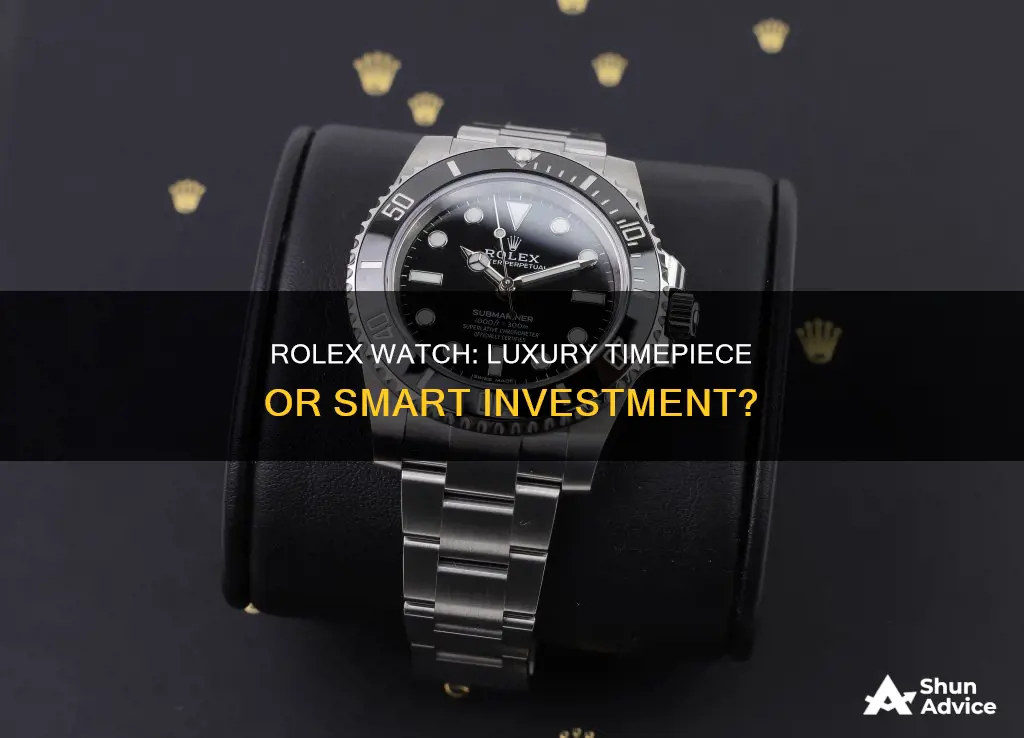 is buying a rolex watch an investment