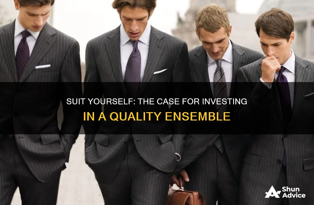 is buying a suit an investment