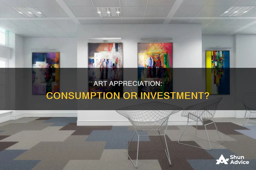 is buying art a consumption or investment