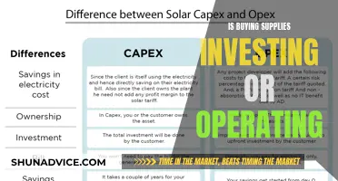 The Strategic Question: Supplies, Investing or Operating Expenses?