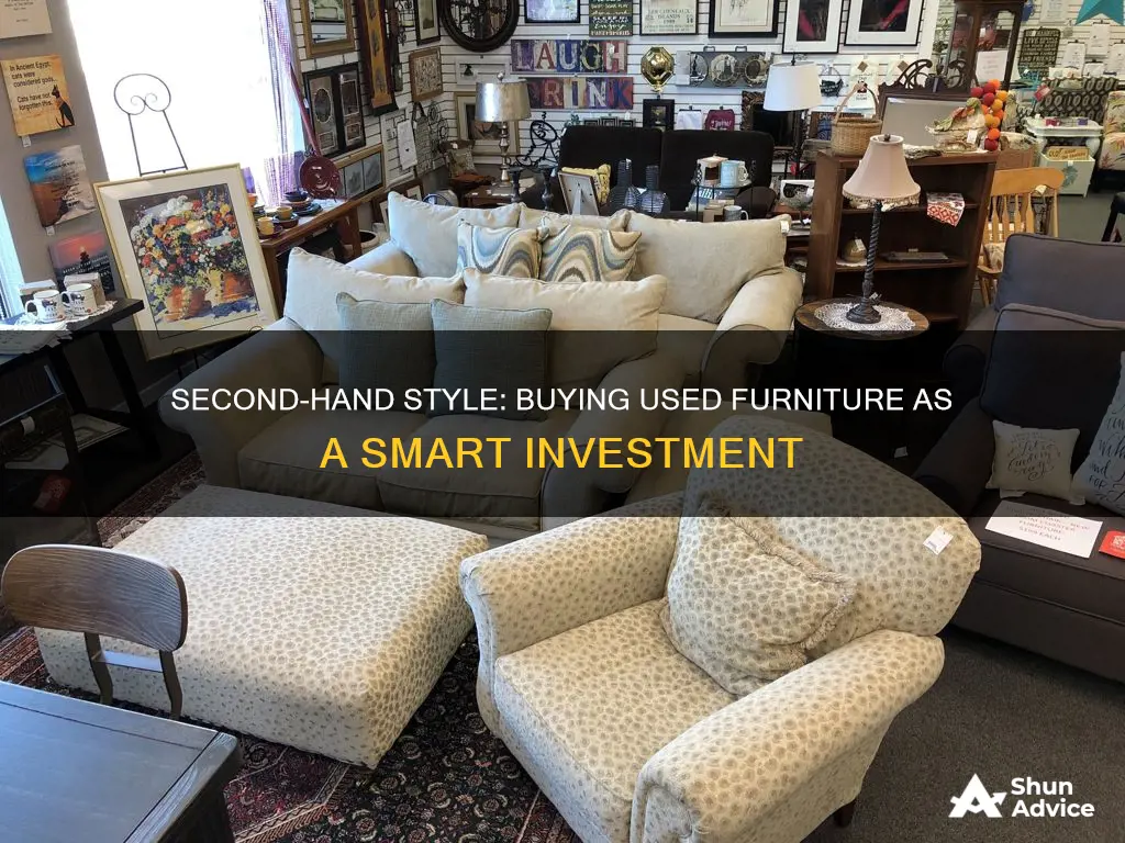 is buying used furniture investment spending