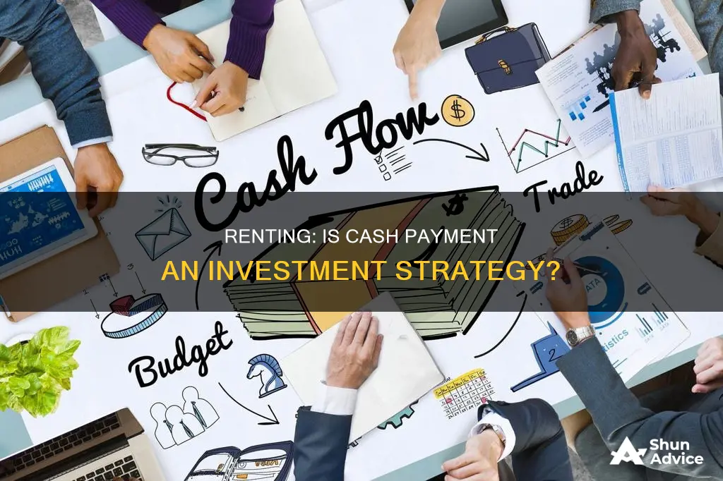 is cash paid for rent an investing activity