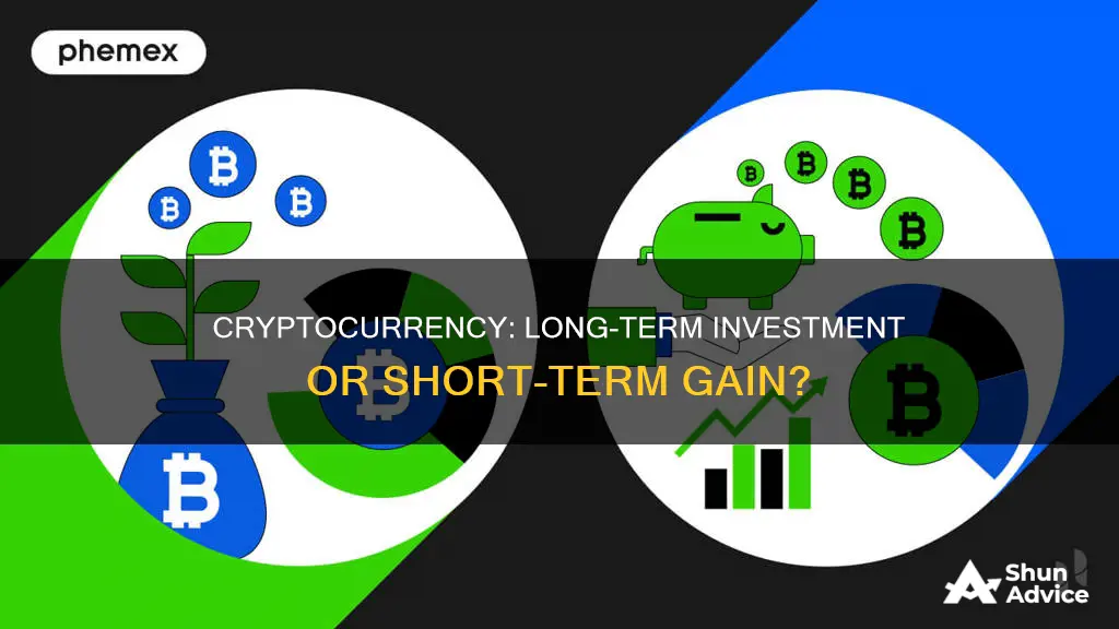 is cryptocurrency a short term or long term investment