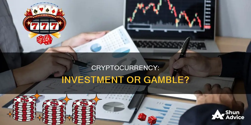 is cryptocurrency an investment or a gamble