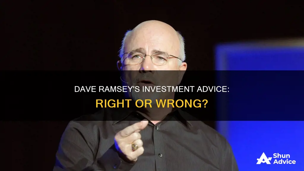 is dave ramsey right about investments