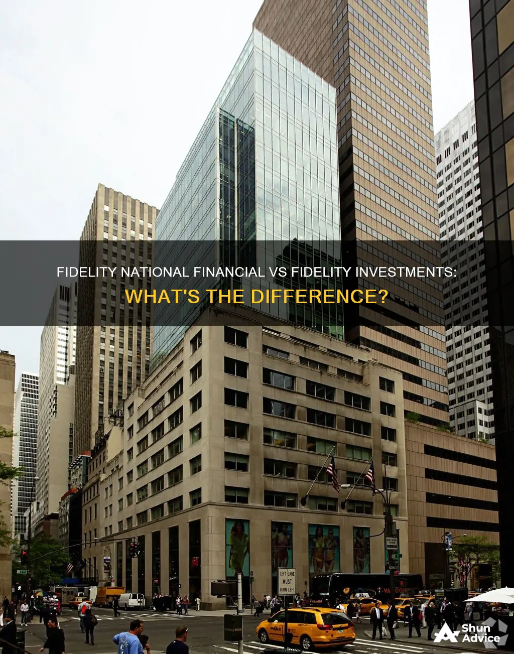 is fidelity national financial the same as fidelity investments