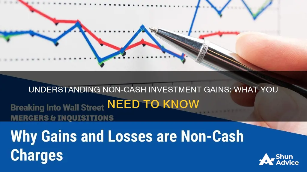 is investent gain non cash