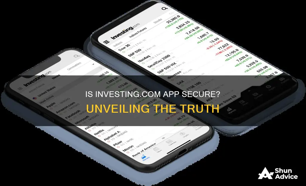 is investing com app safe