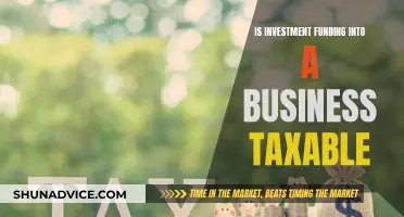 Investment Funding: Taxable Business Inflow?