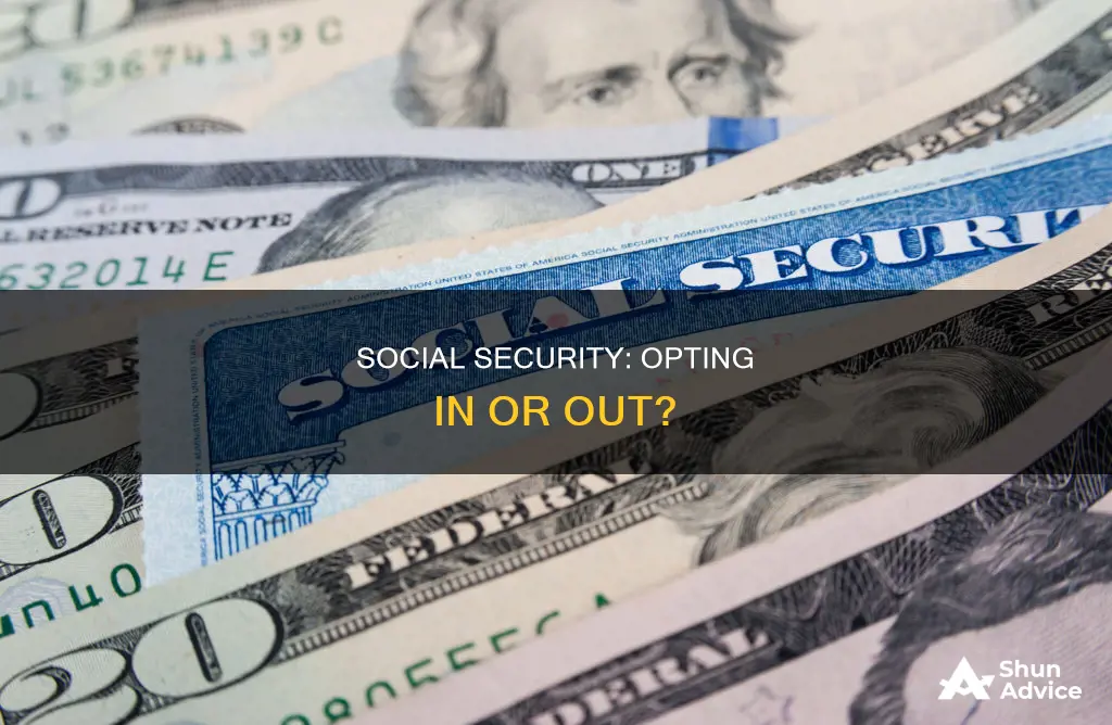 is it mandatory to invest or pay into social security