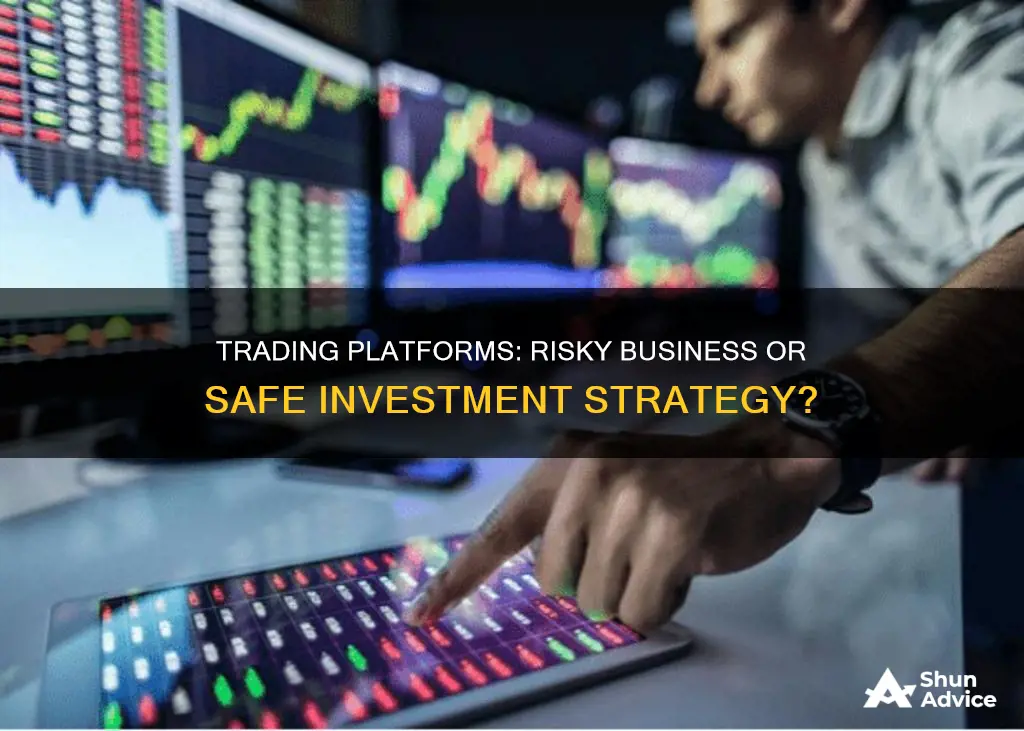 is it risky to invest using trading platform