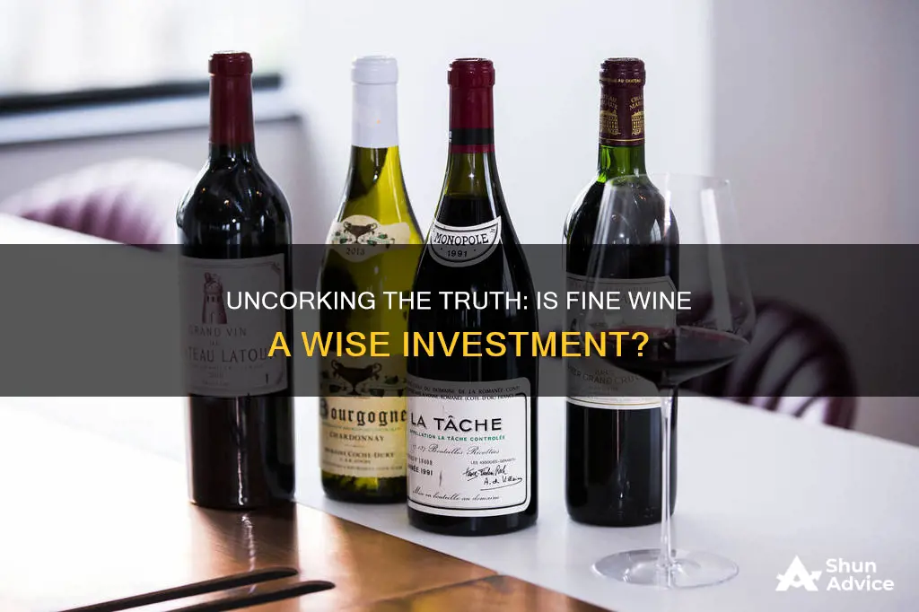 is it safe to invest in fine wines