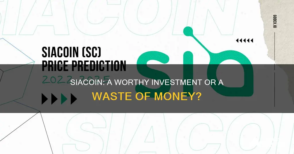 is it worth investing in siacoin