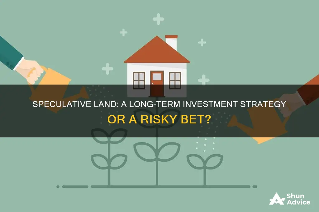 is land held for speculation a long term investment