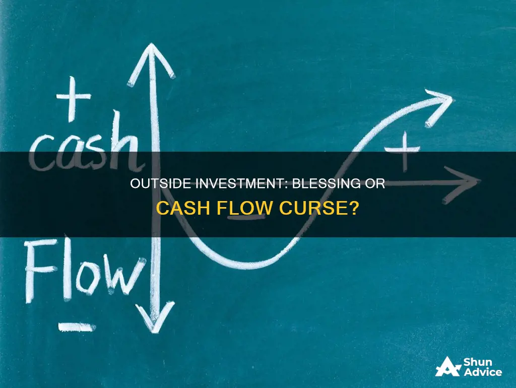 is outside investment a positive or negative cash flow