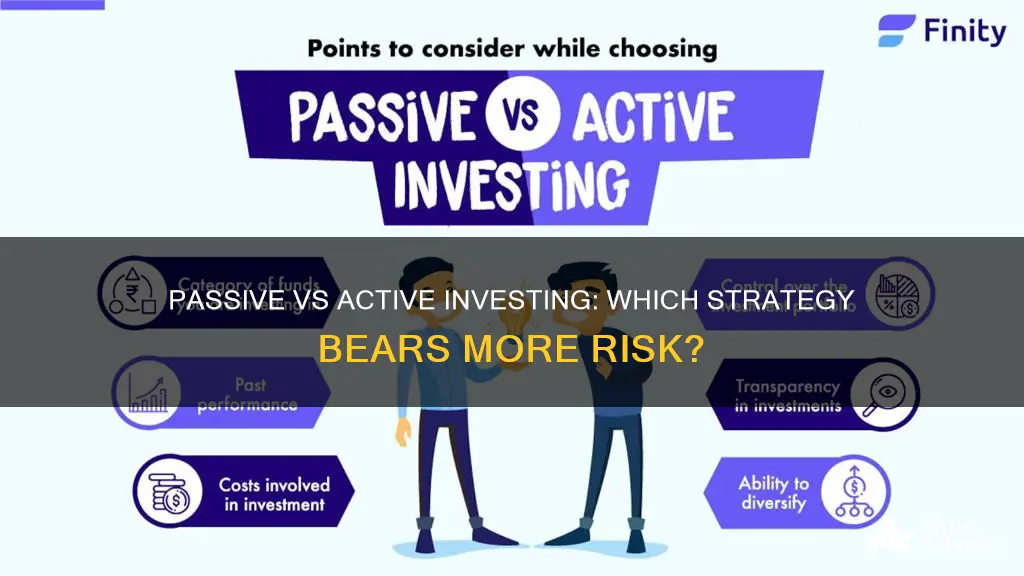 is passive or active investing higher risk