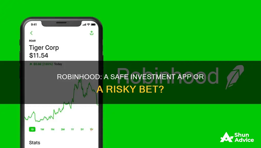 is robinhood a safe investing app