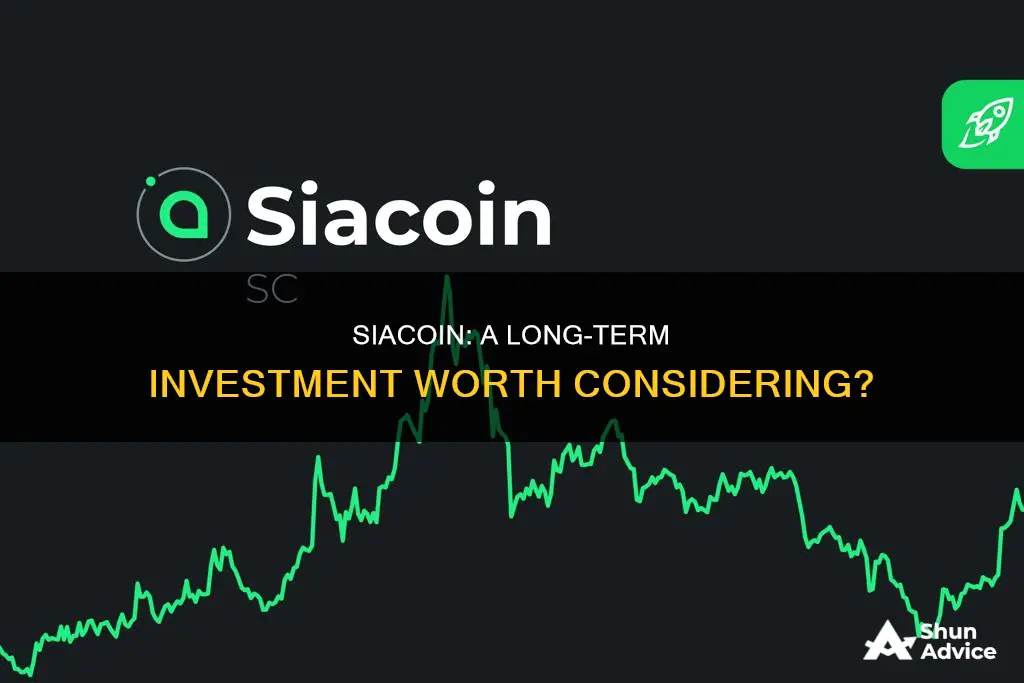 is siacoin a good long term investment