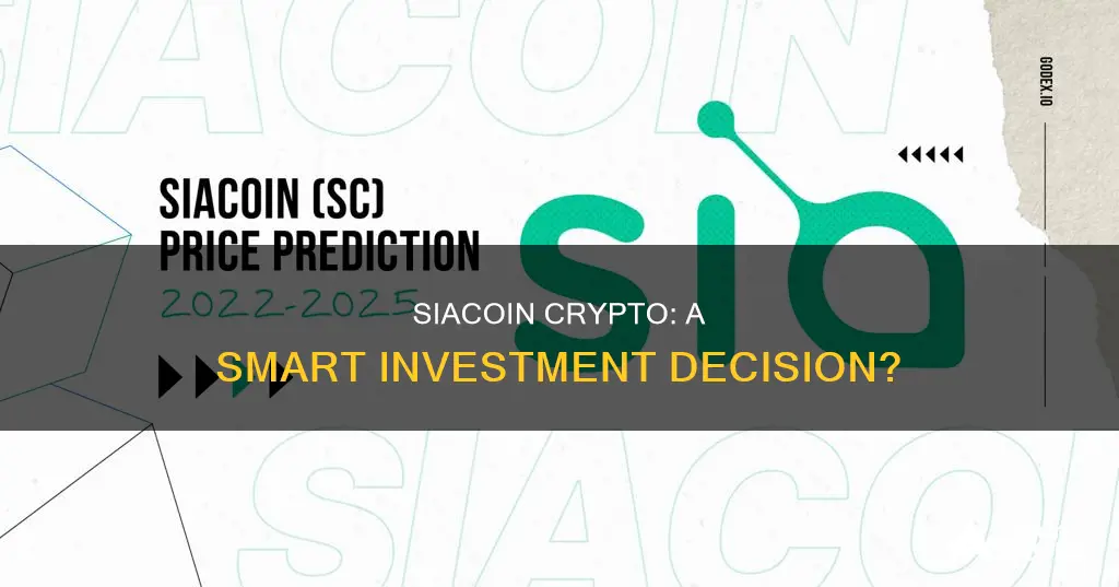 is siacoin crypto a good investment