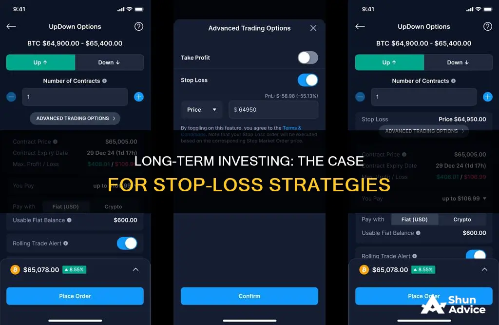 is stop loss necessary for long term investment