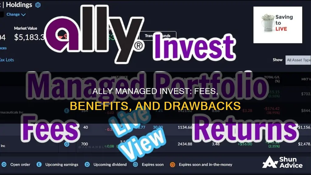 is there a fee for ally managed invest