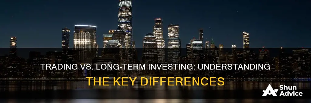 is trading the same thing as long term investment