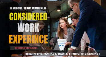 Is Investing Club Membership Real Work Experience?