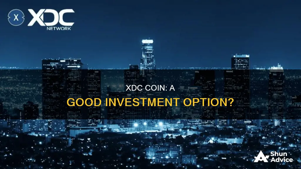 is xdc coin a good investment