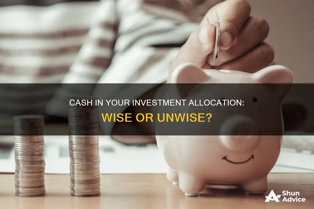 should I include cash in investment allocation