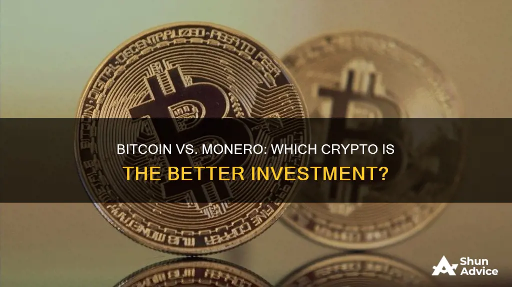 should I invest in bitcoin or monero