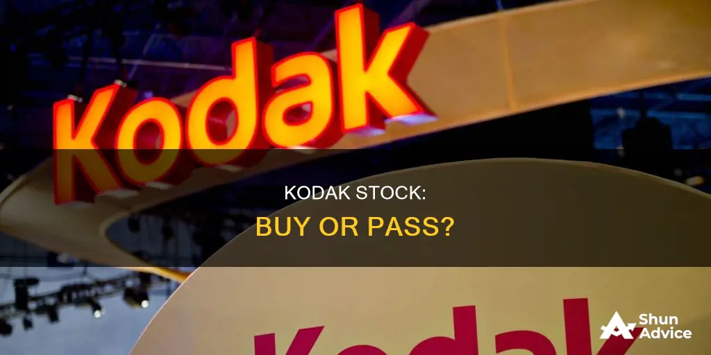 should I invest in kodak right now