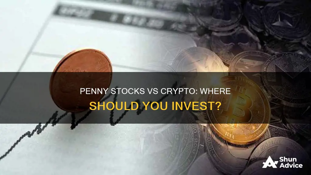 should I invest in penny stocks or crypto