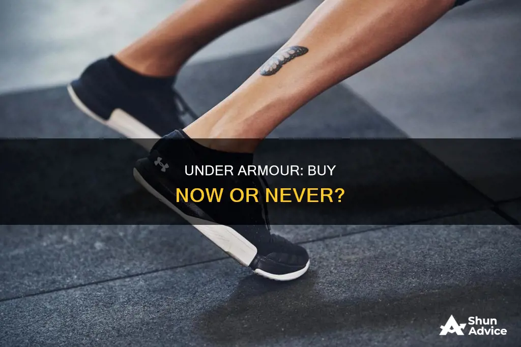 should I invest in under armour right now