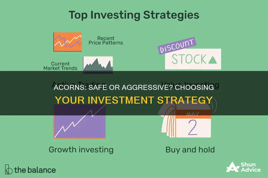 should I invest safe or aggressive with acorns