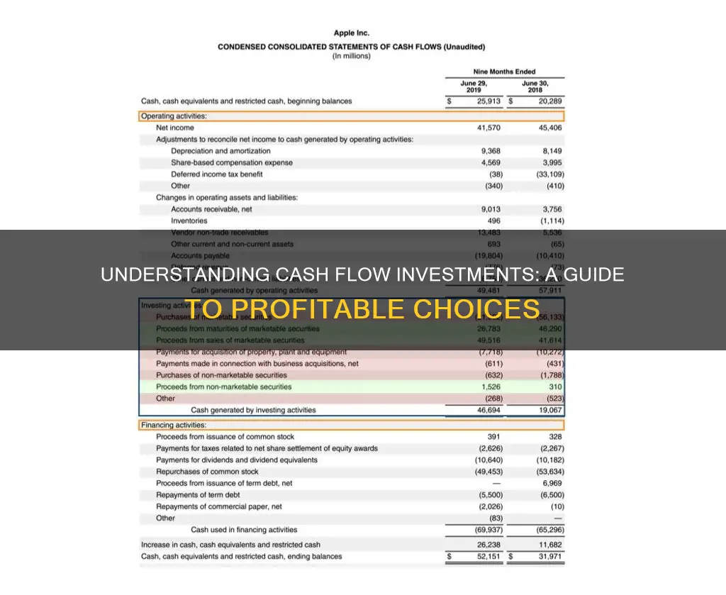 what are cash flow investments