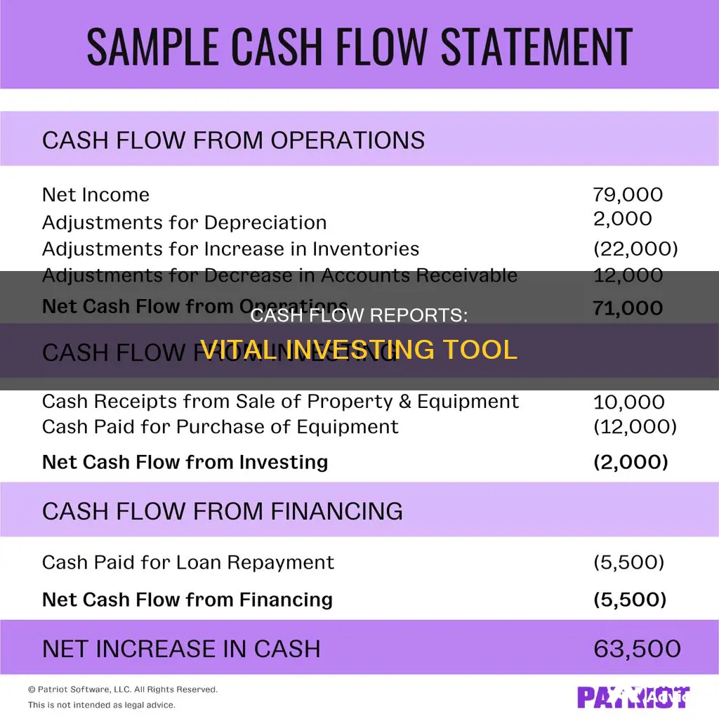 what are cash flow reports in investing