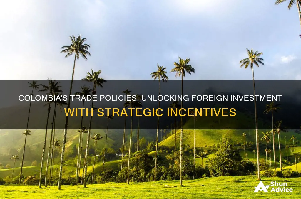 what are colombias trade policies and incentives on foreign investment