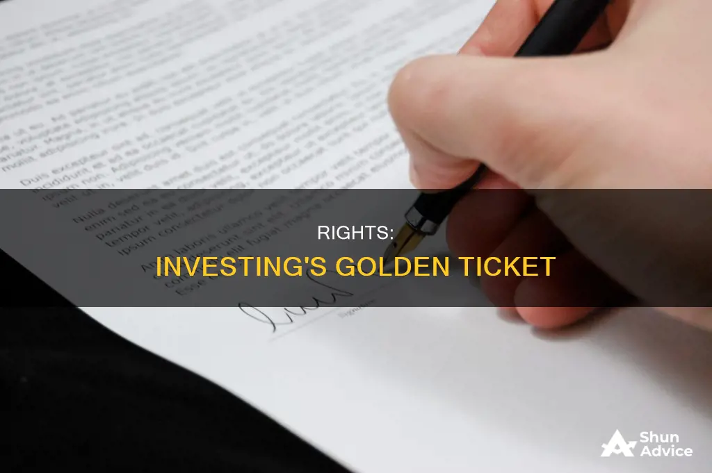 what are rights in investing