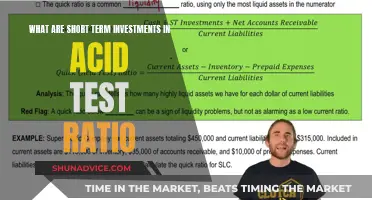 Understanding Short-Term Investments: Impact on Acid-Test Ratio