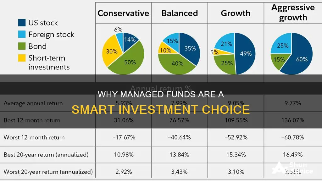 what are the advantages in investing in managed funds