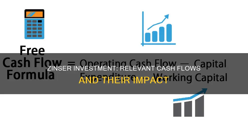 what are the relevant cash flows for the zinser investment