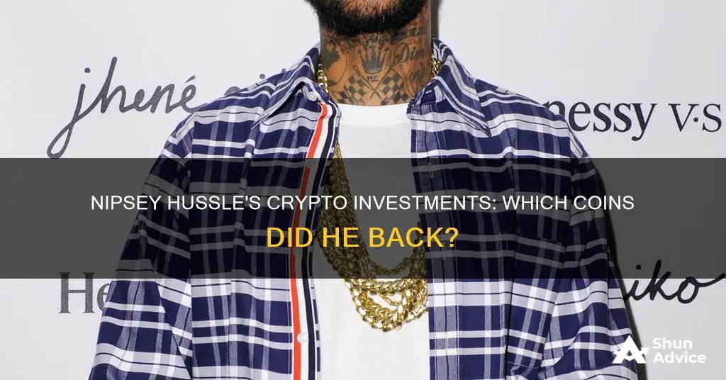 what crypto did nipsey hussle invest in